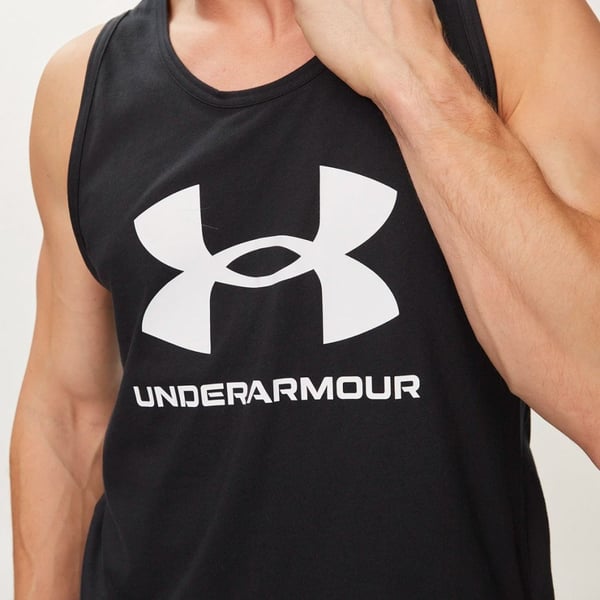 Under Armour UA SPORTSTYLE LOGO TANK Siyah Erkek Atlet
