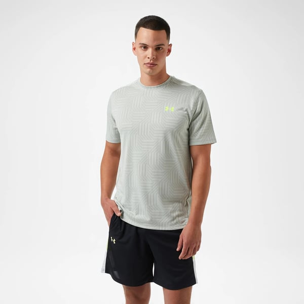 Under Armour UA Tech Vent Geotessa SS Yeşil Erkek T-Shirt