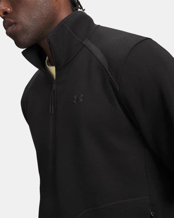 Under Armour Ua Unstoppable Flc 1/2 Zip Siyah Erkek Sweatshirt