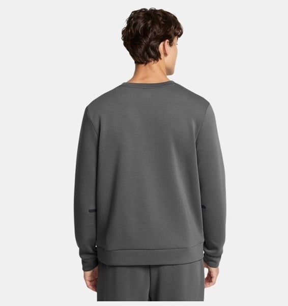 Under Armour UA Unstoppable Flc Crew EU Gri Erkek Sweatshirt