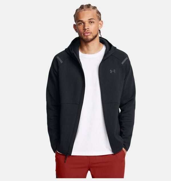 Under Armour UA Unstoppable Flc FZ HD EU Siyah Erkek Ceket