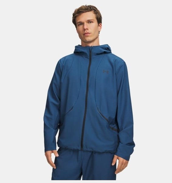 Under Armour UA Unstoppable Woven Jacket Mavi Erkek Ceket