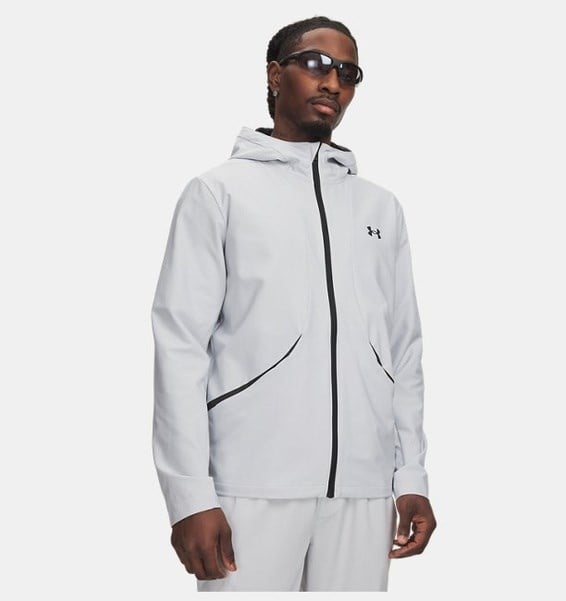 Under Armour UA Unstoppable Woven Jacket Gri Erkek Ceket