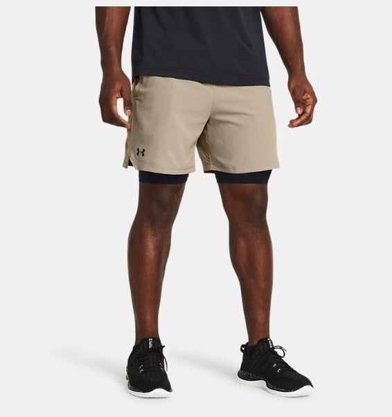 Under Armour UA Vanish Woven 2in1 Sts Bej Erkek Şort