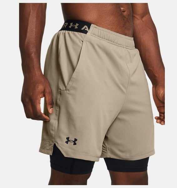 Under Armour UA Vanish Woven 2in1 Sts Bej Erkek Şort