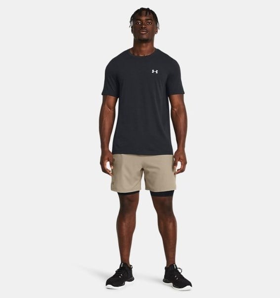Under Armour UA Vanish Woven 2in1 Sts Bej Erkek Şort