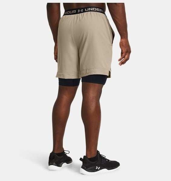 Under Armour UA Vanish Woven 2in1 Sts Bej Erkek Şort