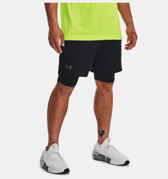 Under Armour UA Vanish Woven 2in1 Sts Siyah Erkek Şort