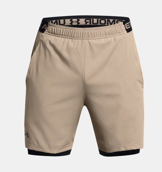 Under Armour UA Vanish Woven 2in1 Sts Bej Erkek Şort