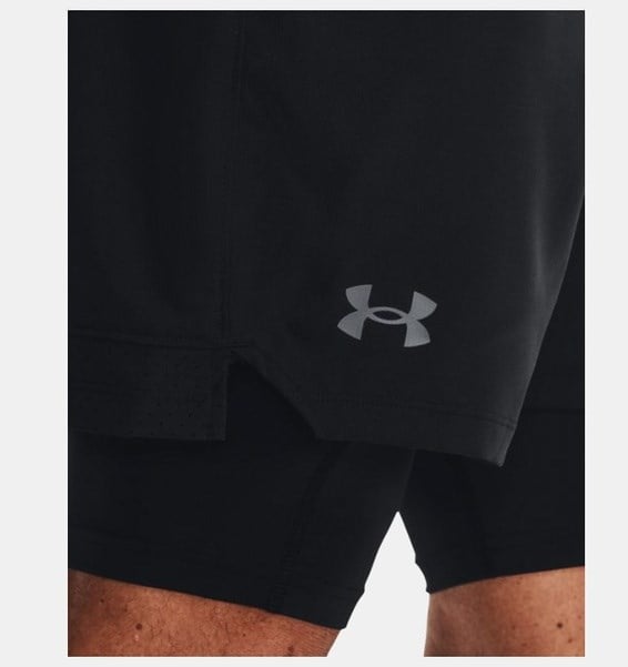 Under Armour UA Vanish Woven 2in1 Sts Siyah Erkek Şort