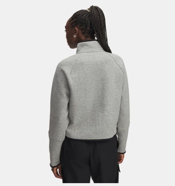 Under Armour Unstoppable Flc HZ Gri Kadın Sweatshirt