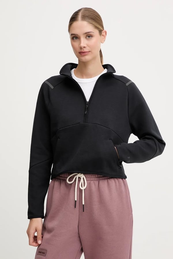 Under Armour Unstoppable Flc HZ Siyah Kadın Sweatshirt