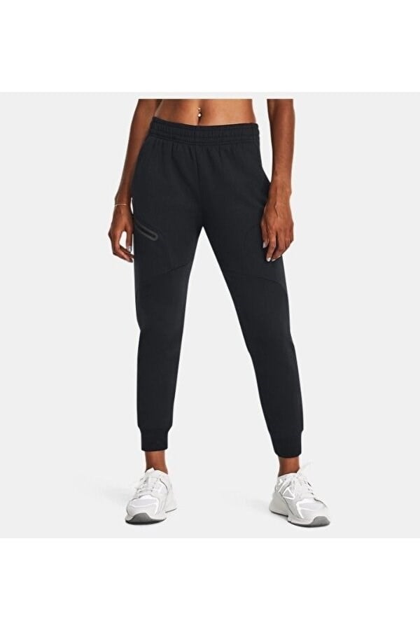 Under Armour Unstoppable Flc Jogger Siyah Kadın Eşofman Alt