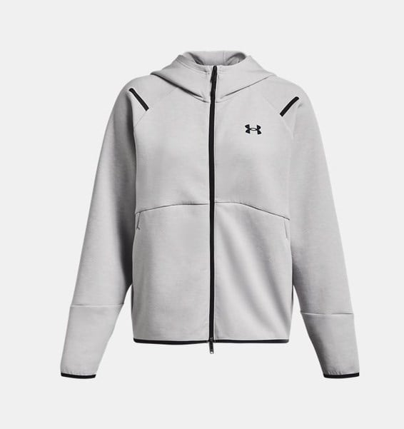 Under Armour Unstoppable Fleece FZ Gri Kadın Ceket