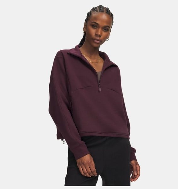 Under Armour Unstoppable Fleece Hz Kırmızı Kadın Sweatshirt