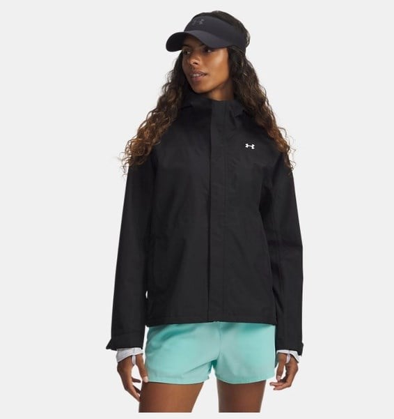Under Armour W Cloudstrike Jacket Siyah Kadın Yağmurluk