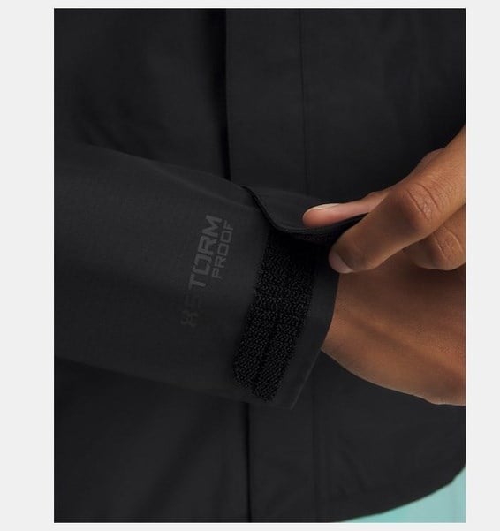 Under Armour W Cloudstrike Jacket Siyah Kadın Yağmurluk