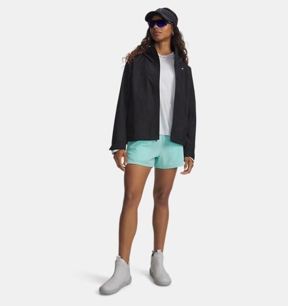 Under Armour W Cloudstrike Jacket Siyah Kadın Yağmurluk