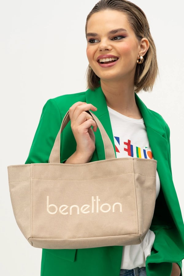 United Colors Of Benetton UNITED COLORS OF BENETTON Bej Kadın Günlük Çanta