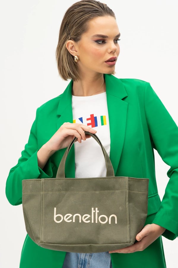 United Colors Of Benetton UNITED COLORS OF BENETTON Haki Kadın Günlük Çanta