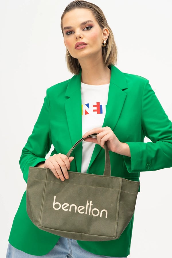 United Colors Of Benetton UNITED COLORS OF BENETTON Haki Kadın Günlük Çanta