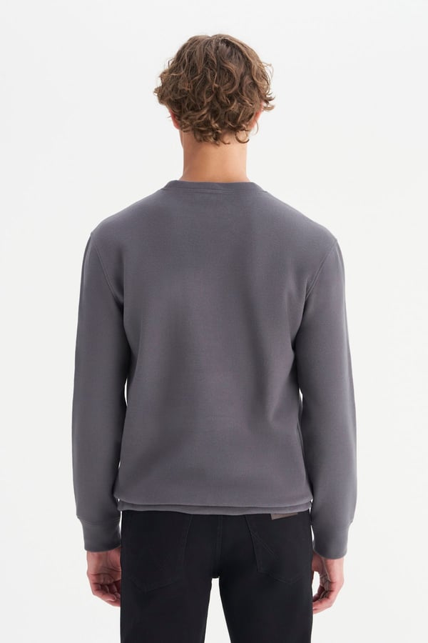 Wrangler Erkek Selanik Sweatshirt Gri Erkek Sweatshirt