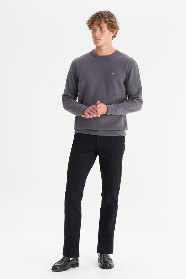 Wrangler Erkek Selanik Sweatshirt Gri Erkek Sweatshirt