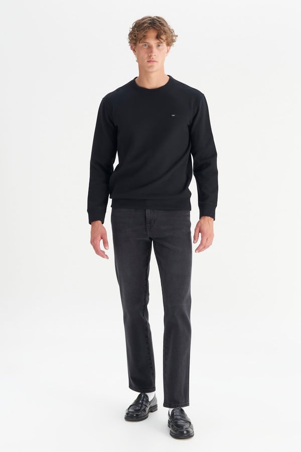 Wrangler Erkek Selanik Sweatshirt Siyah Erkek Sweatshirt