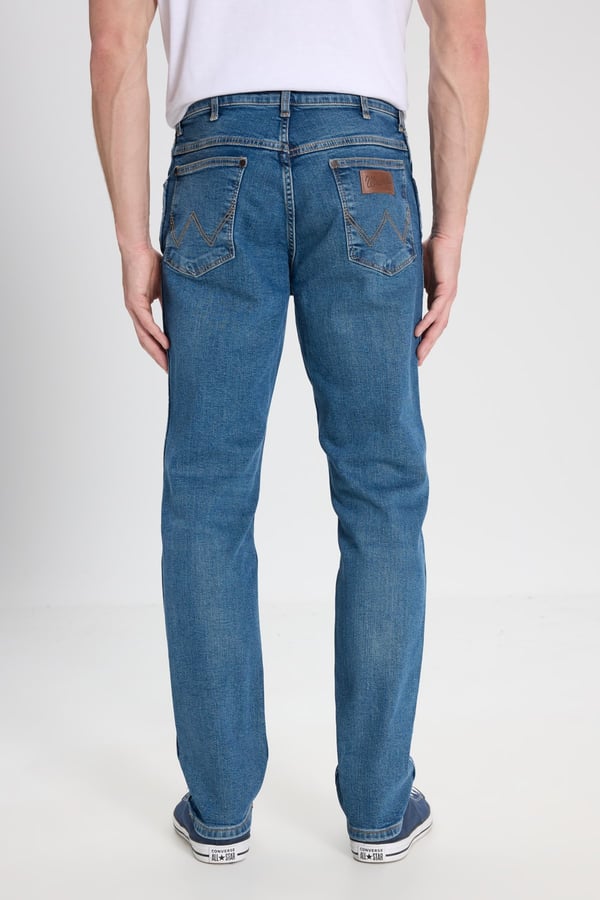 Wrangler Greensboro Jean  Pantolon Mavi Erkek Kot Pantolon