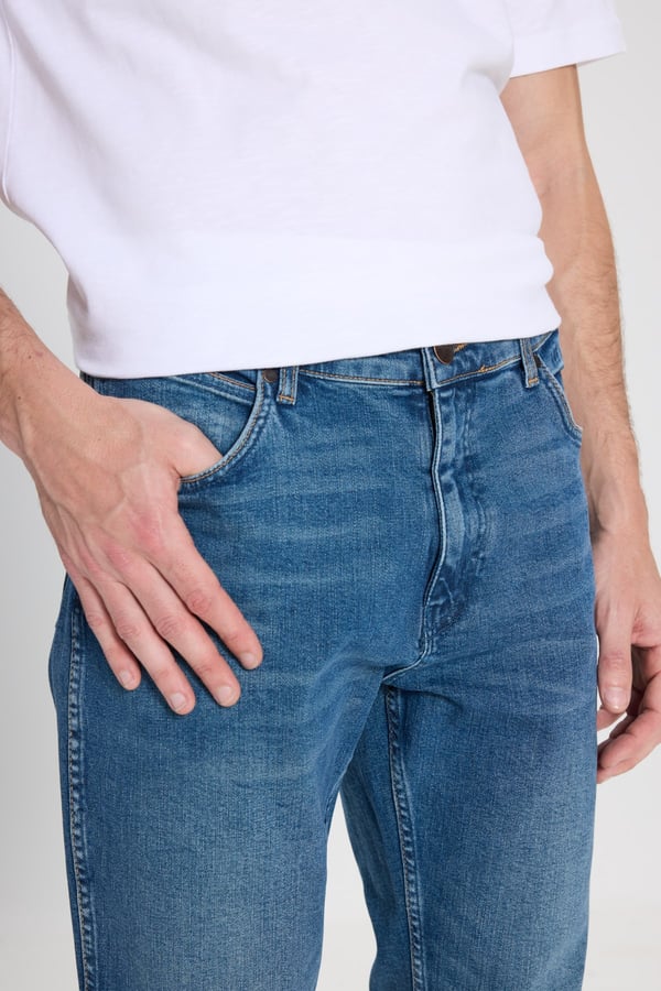 Wrangler Greensboro Jean  Pantolon Mavi Erkek Kot Pantolon