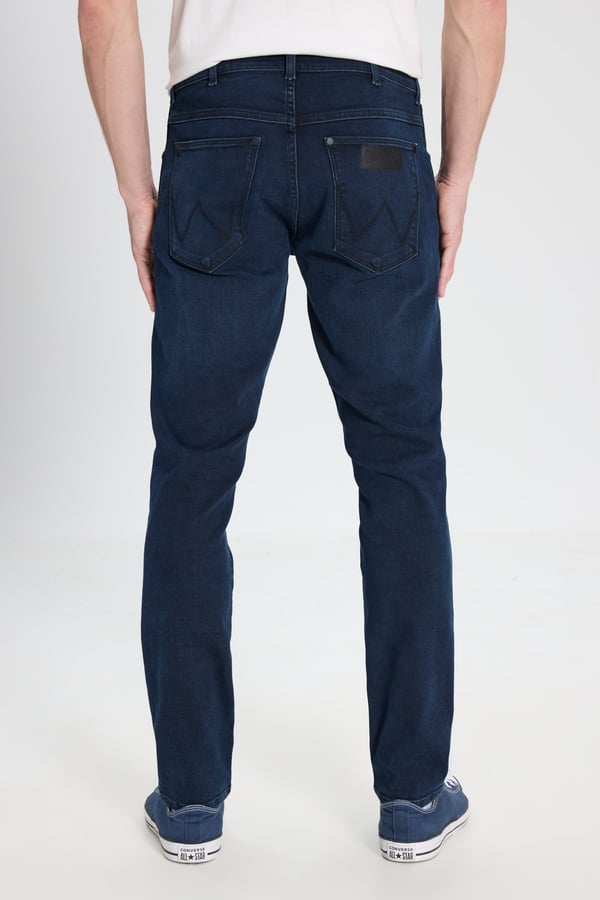 Wrangler Larston Denim Pantolon Lacivert Erkek Kot Pantolon
