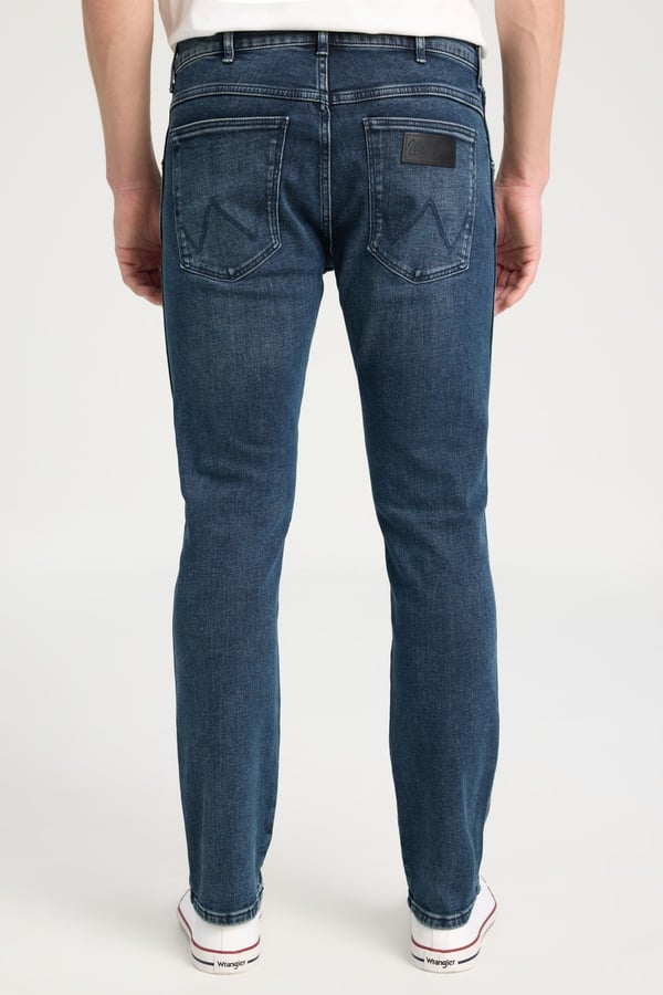 Wrangler Larston Jean Kot Pantolon Lacivert Erkek Kot Pantolon