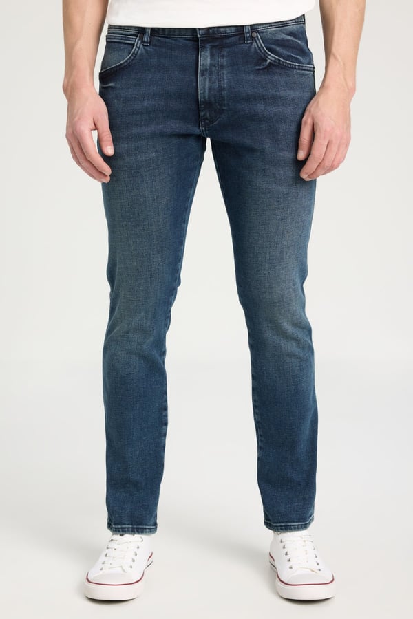 Wrangler Larston Jean Kot Pantolon Lacivert Erkek Kot Pantolon