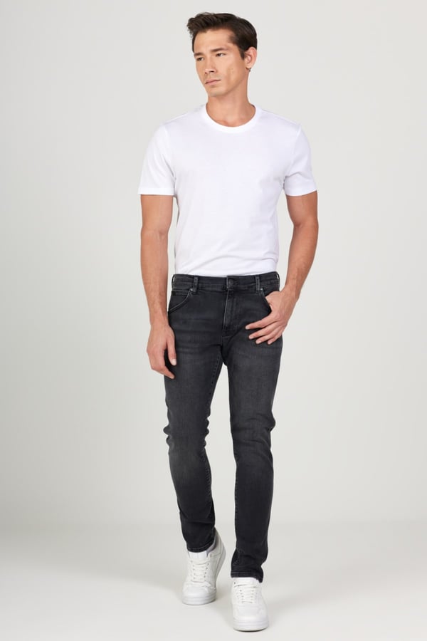Wrangler Larston Jean  Pantolon Antrasit Erkek Kot Pantolon