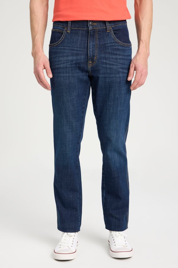 Wrangler Texas Slim Jean Pantolon Lacivert Erkek Kot Pantolon