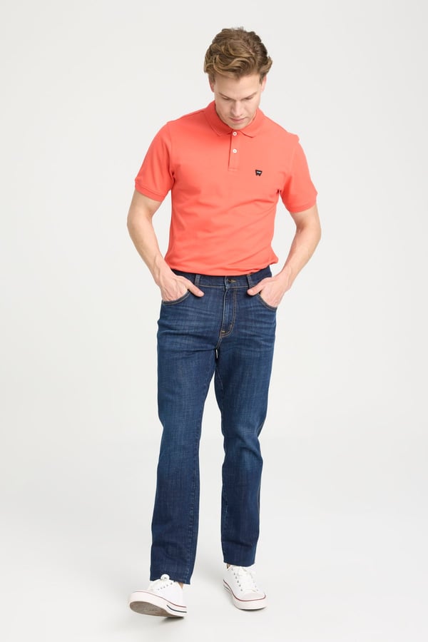 Wrangler Texas Slim Jean Pantolon Lacivert Erkek Kot Pantolon