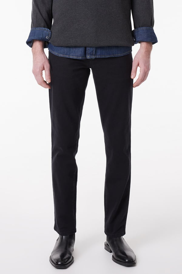 Wrangler Texas Slim Jean  Pantolon Siyah Erkek Kot Pantolon