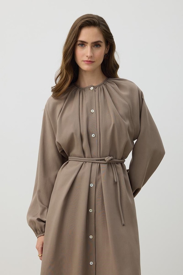 %100 Liyosel Tunik Vizon