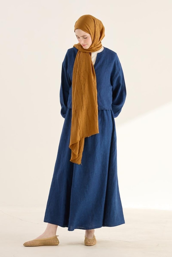 Bambu Şal Koyu camel