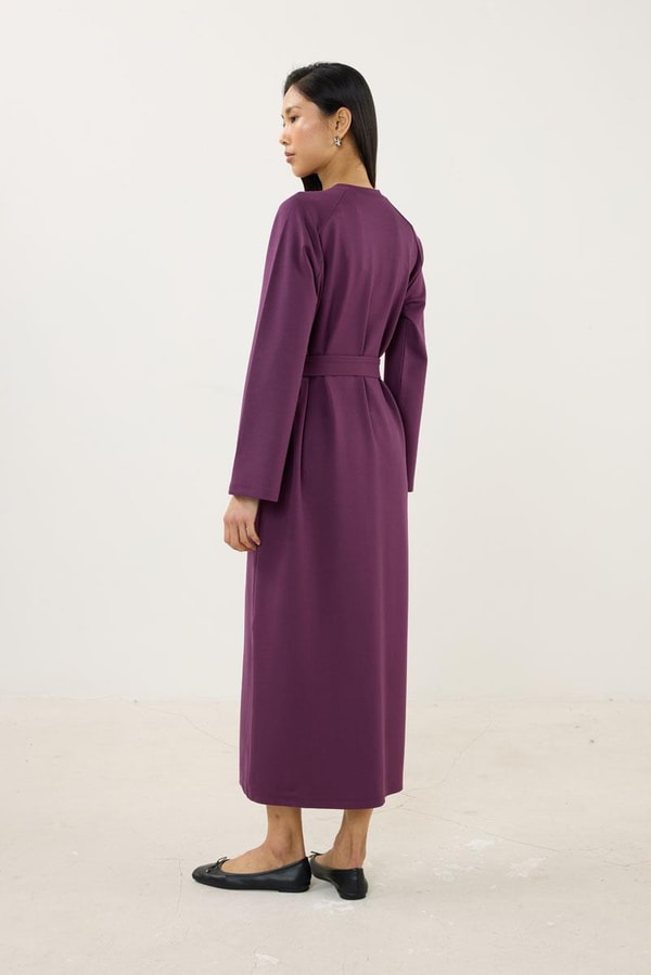 Basic Elbise Mürdüm