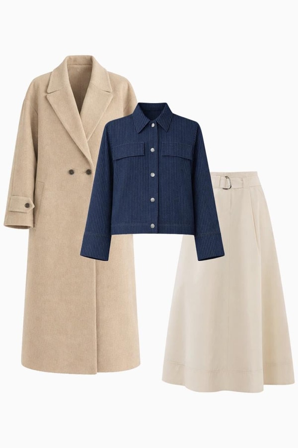 Bej Kaban, Ceket Etek Kombini