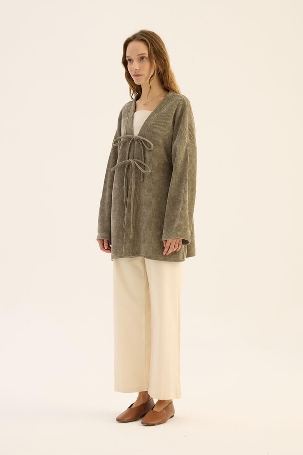 Örgü Kimono Çağla