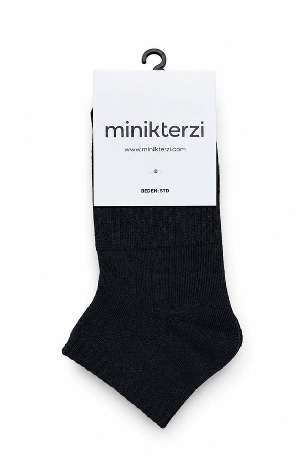 Pamuklu Patik Tenis Çorabı Siyah