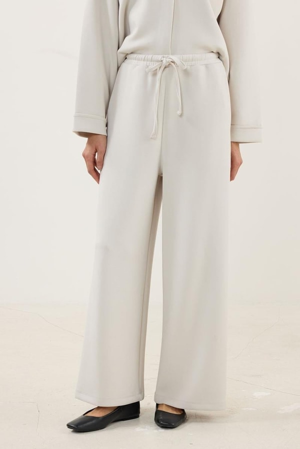 Taş Sweatshirt Bağcıklı Eşofman Takım