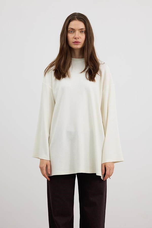 Ultrasoft Triko Tunik Ekru