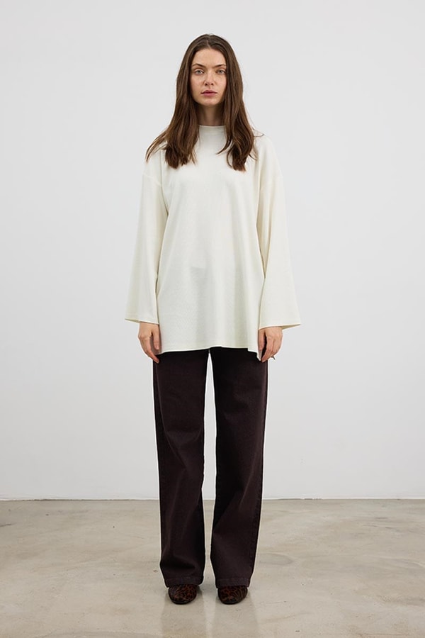 Ultrasoft Triko Tunik Ekru