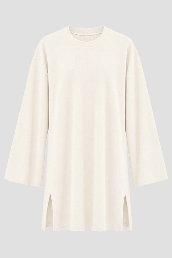 Ultrasoft Triko Tunik Ekru