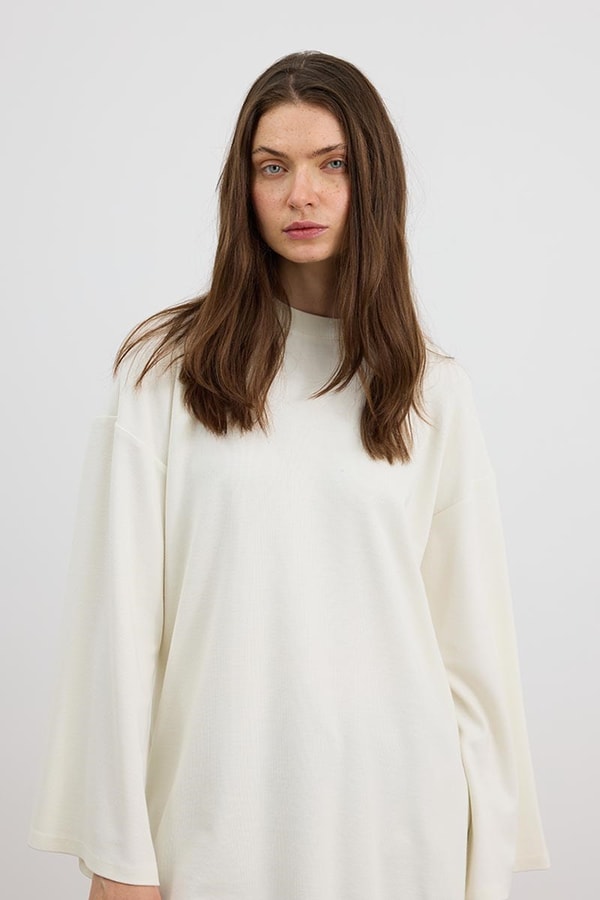 Ultrasoft Triko Tunik Ekru