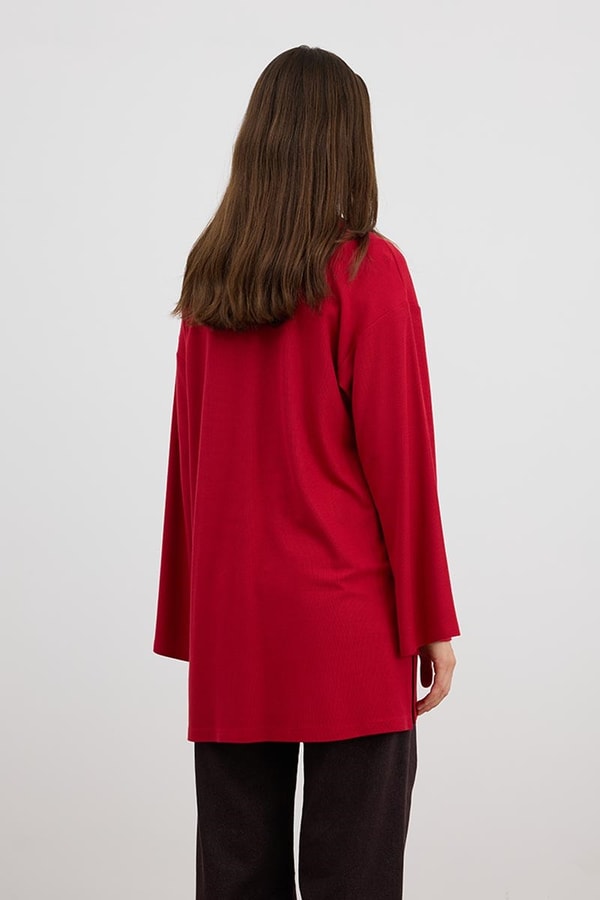 Ultrasoft Triko Tunik Kırmızı