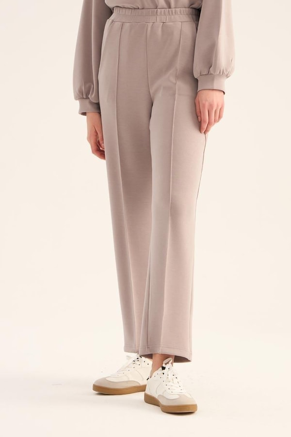 Vizon Kısa Sweatshirt Eşofman Takımı